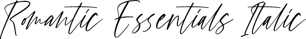 Romantic Essentials Italic