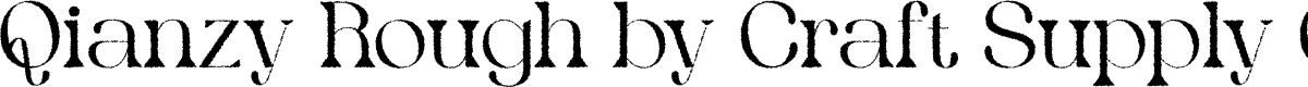 QianzyRough-Regular Demo