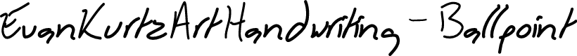 EvanKurtzArt Handwriting - Ballpoint