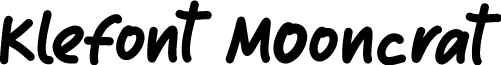KlefontMooncrat-Regular