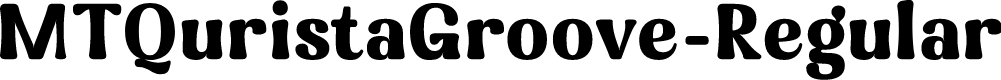 MTQuristaGroove-Regular