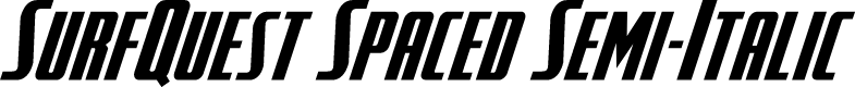 SurfQuest Spaced Semi-Italic