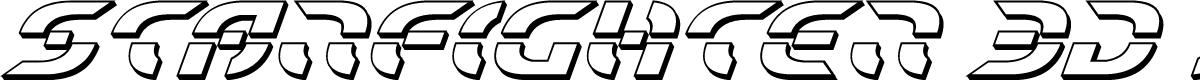 Starfighter 3D Italic