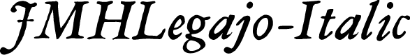 JMHLegajo-Italic