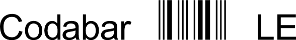 Codabar 123 LE
