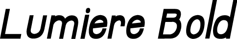 Lumiere Bold