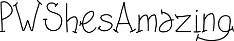 PWShesAmazing