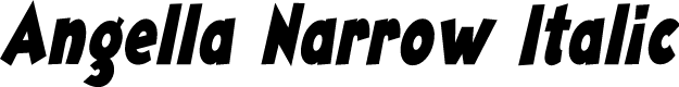 Angella Narrow Italic