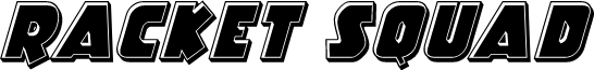 Racket Squad Bevel Italic