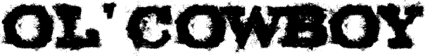 Ol' Cowboy ExtraBold DEMO