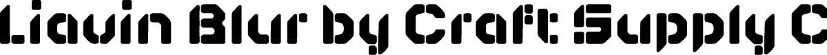 LiavinBlur-Regular