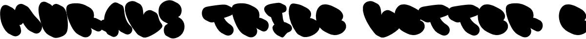Murals Tribe Letter Extrude Extrude