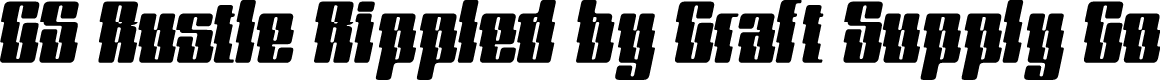 CS Rustle Rippled Font - Free Download
