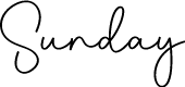 Sunday