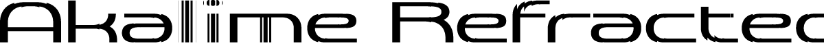 Akalime Refracted Regular Demo