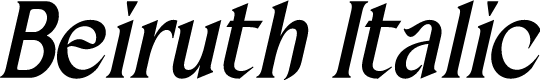 Beiruth Italic