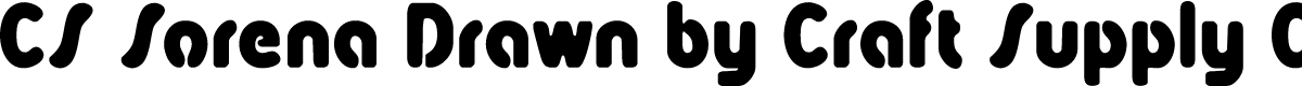 CSSorenaDrawn-Regular Demo