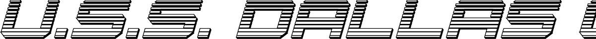 U.S.S. Dallas Chrome Italic
