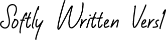 Softly Written Vers1 Demo
