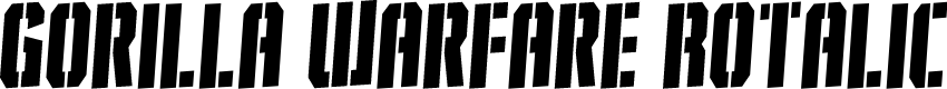 Gorilla Warfare Rotalic