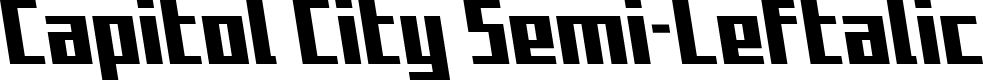 Capitol City Semi-Leftalic