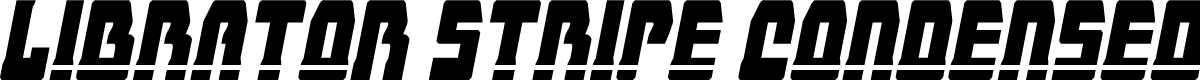 Librator Stripe Condensed Ital