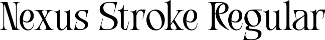 Nexus Stroke Regular