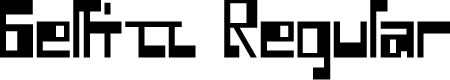 Gelfitt Regular