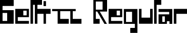 Gelfitt Regular
