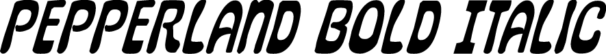 Pepperland Bold Italic
