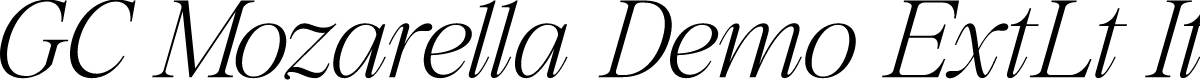 GC Mozarella Demo ExtLt Ita
