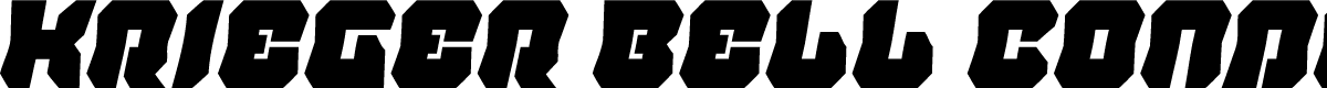 Krieger Bell Condensed Italic