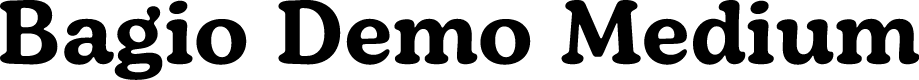 Bagio Demo Medium
