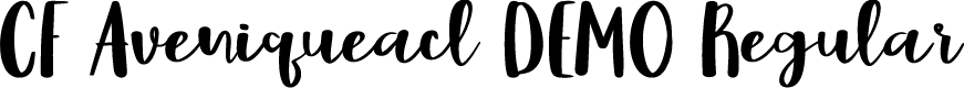 CF Aveniqueacl DEMO Regular