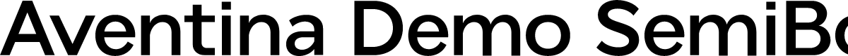 Aventina Demo SemiBold