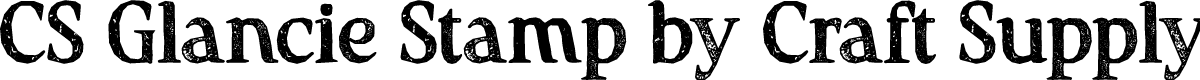 CS Glancie Stamp Regular Demo
