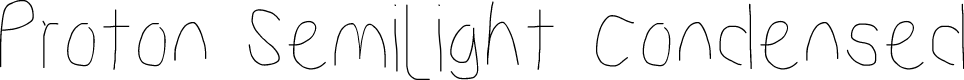 Proton Semilight Condensed
