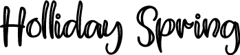 Holliday Spring