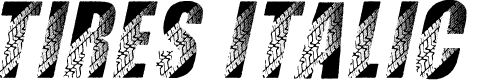 TIRES ITALIC PERSONAL USE Bold Italic