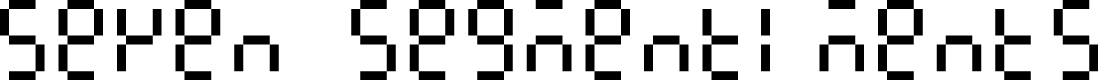 Seven Segmentiments
