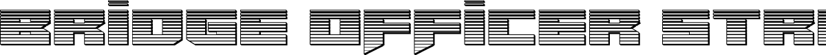 Bridge OFFicer Straight Chrome