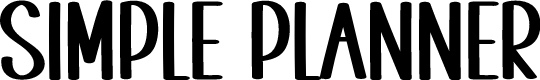 SIMPLE PLANNER