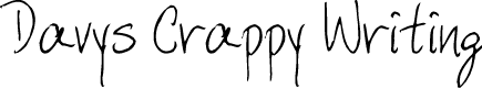 DavysCrappyWrit