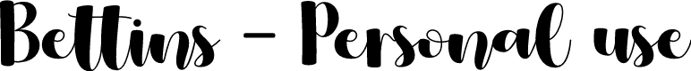 Bettins - Personal use