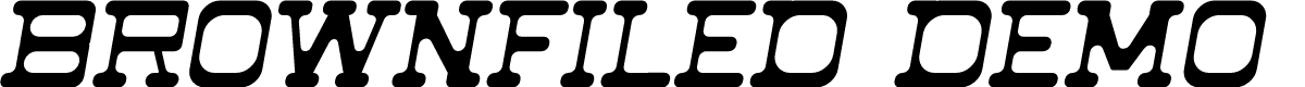 Brownfiled Demo Italic