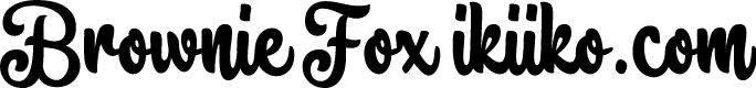 Brownie Fox ikiiko.com