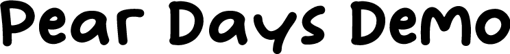 Pear Days Demo
