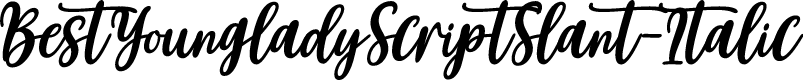 BestYoungladyScriptSlant-Italic