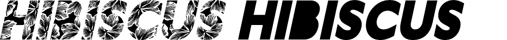 HIBISCUS ITALIC PERSONAL USE Bold Italic