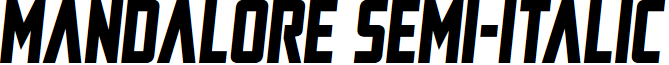 Mandalore Semi-Italic